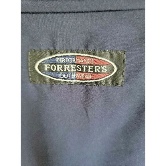 Forrester's Outerwear Men's XXL Windbreaker‎ Pullover Jacket Navy Blue SS 2XL - Picture 10 of 10